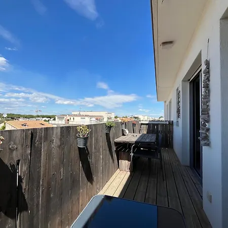 Evasion Marine - En Premiere Ligne Plage, Climatise Et Parking Daire *