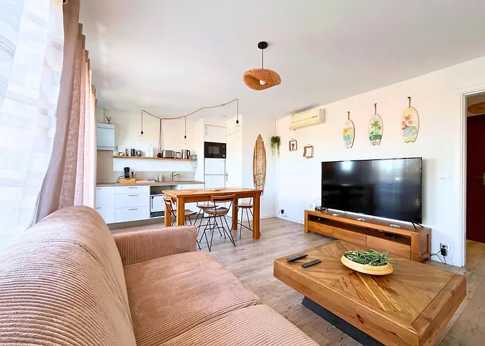 Evasion Marine - En Premiere Ligne Plage, Climatise Et Parking