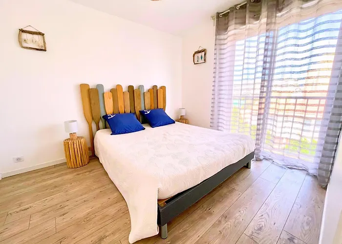 Evasion Marine - En Premiere Ligne Plage, Climatise Et Parking Apartamento Mauguio