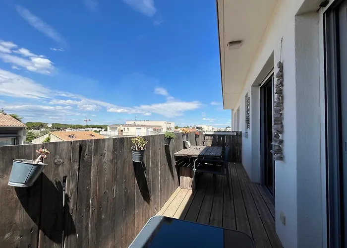 Evasion Marine - En Premiere Ligne Plage, Climatise Et Parking Apartamento *