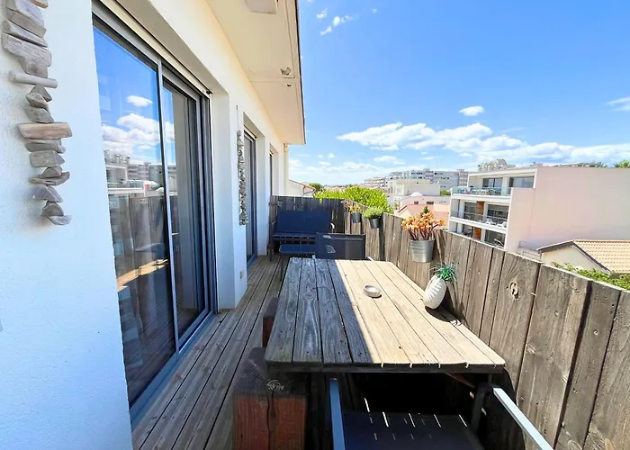 Apartamento Evasion Marine - En Premiere Ligne Plage, Climatise Et Parking